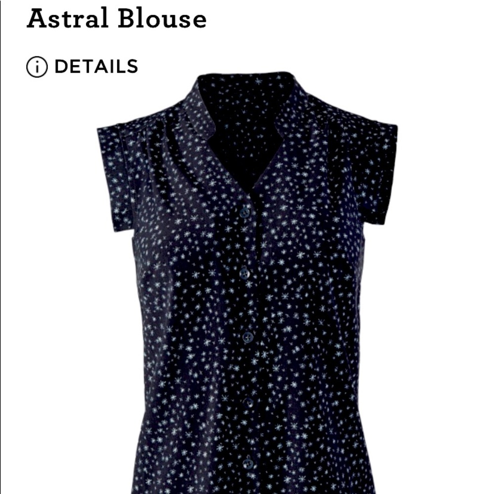 cAbi Astrial sleeveless navy blouse Xl
